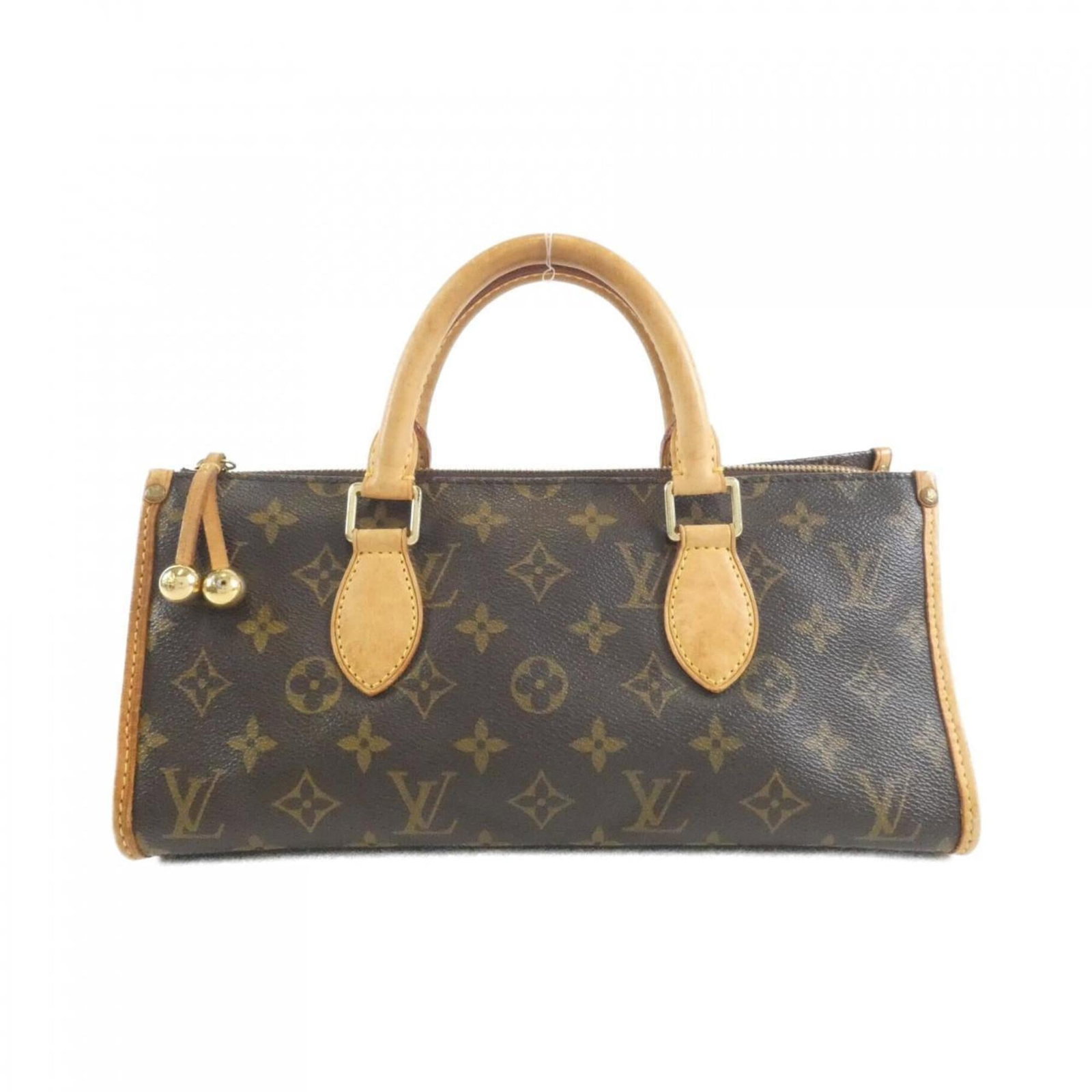 Coated canvas handbag louis vuitton: Coated canvas handbag louis vuitton Coated canvas handbag with classic brown color, measuring 14cm x 30cm x 11cm. This Louis Vuitton style features a durable coated canvas material and signature monog