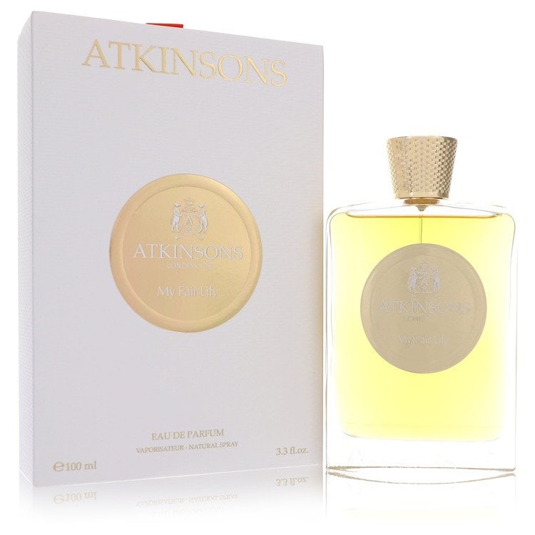 My Fair Lily by Atkinsons Eau De Parfum Spray (Unisex) 3.3 oz: My Fair Lily by Atkinsons Eau De Parfum Spray (Unisex) 3.3 oz Atkinsons Eau De Parfum Spray My Fair Lily offers an aquatic floral scent with a crisp and clean presentation, designed to be enjoyed by b