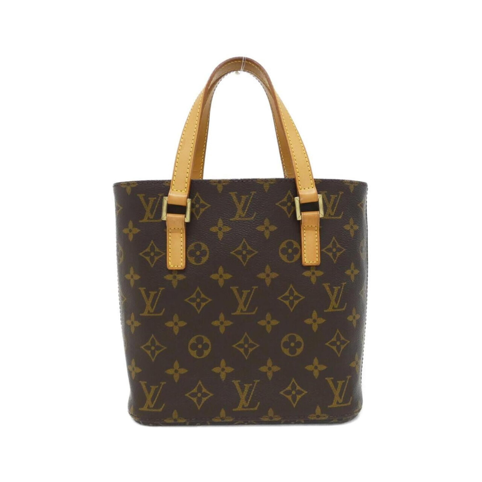 Vuitton Handbag Monogram Louis: Vuitton Handbag Monogram Louis Monogram Louis Vuitton handbag in marron with gold monogram hardware, featuring the iconic LV design. This stylish and compact bag measures 20cm x 20cm x 9cm and weighs 