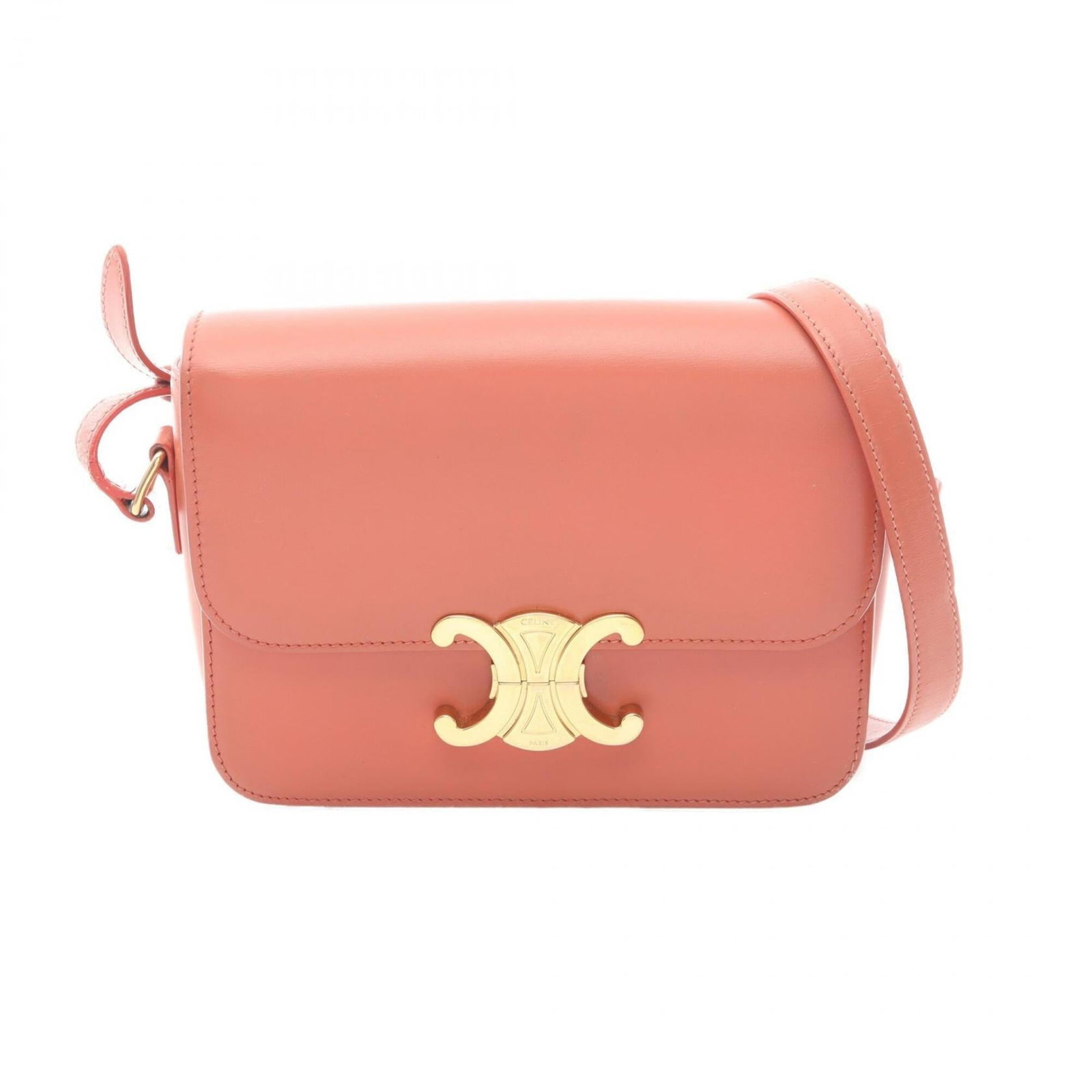 Celine Handbag Shoulder Bag Leather: Celine Handbag Shoulder Bag Leather The Celine MPN 188423BF4 Shoulder Bag features a vibrant orange leather exterior, measuring 14cm x 19cm x 4.5cm in size. This stylish shoulder bag boasts a sleek