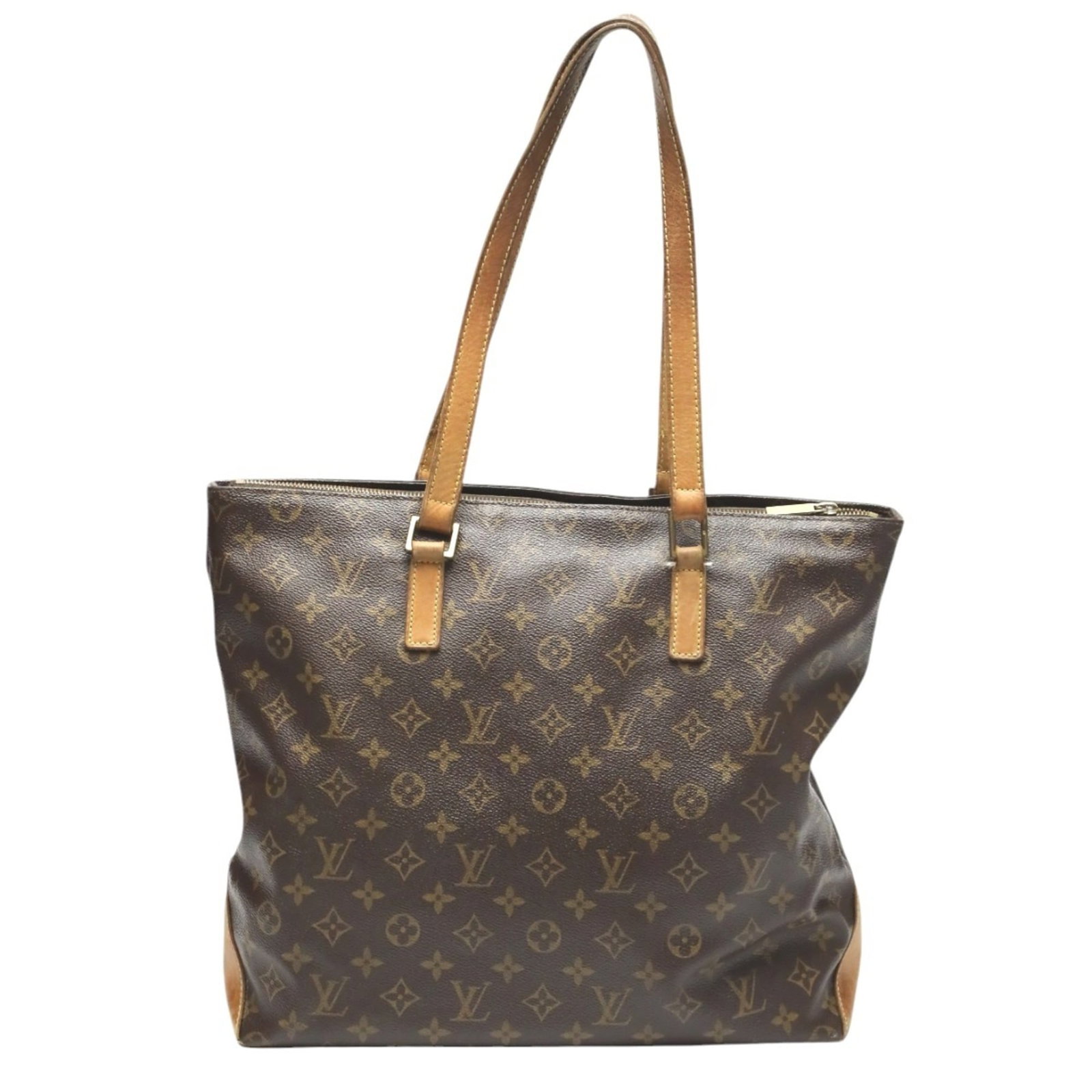 Tote bag monogram Louis Vuitton: Tote bag monogram Louis Vuitton Brown Louis Vuitton tote bag with monogram pattern, measuring 30.5cm x 40cm x 15cm. The classic design features the iconic monogram print in a timeless brown color. Thi