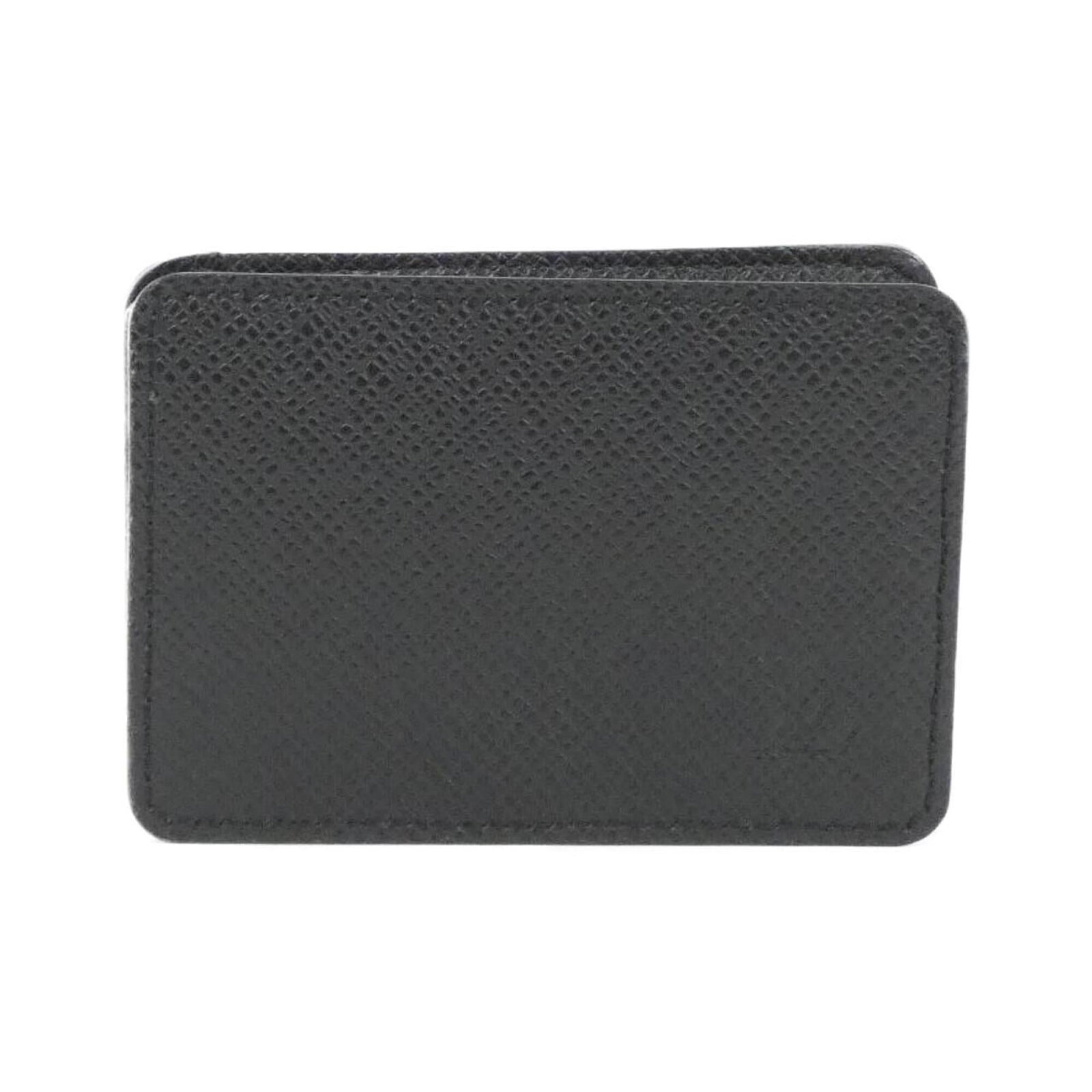 Louis Vuitton Coin Purse/ Coin Case Leather: Louis Vuitton Coin Purse/ Coin Case Leather Black Louis Vuitton coin purse made from high-quality calf leather, featuring a classic design with a signature coin closure. The sleek and sophisticated st
