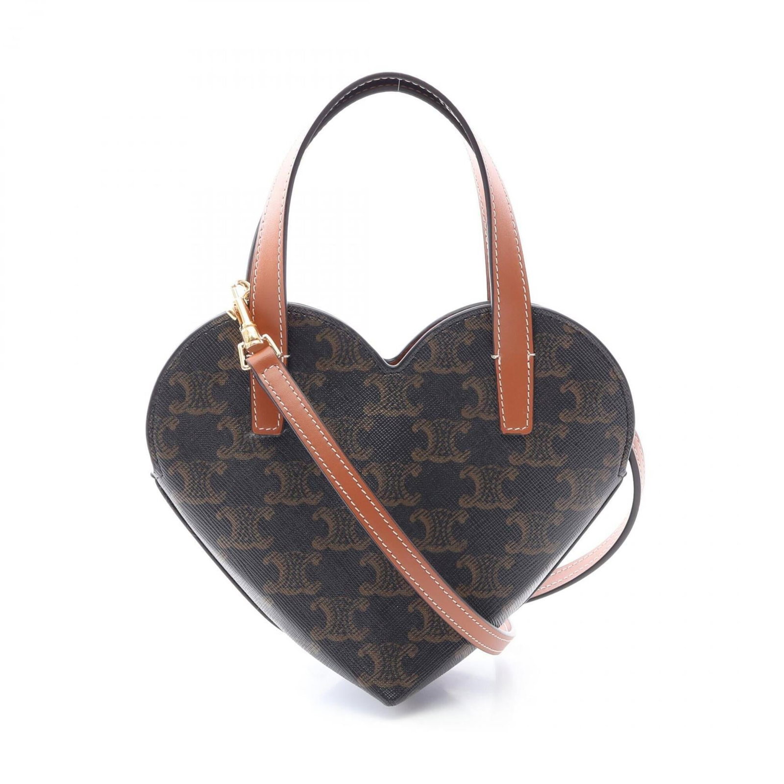 Canvas Leather Coated Handbag Celine: Canvas Leather Coated Handbag Celine Canvas Leather Coated Handbag Celine - A stylish and versatile black handbag with a unique combination of coated canvas, PVC, and leather materials. Measuring 12.5
