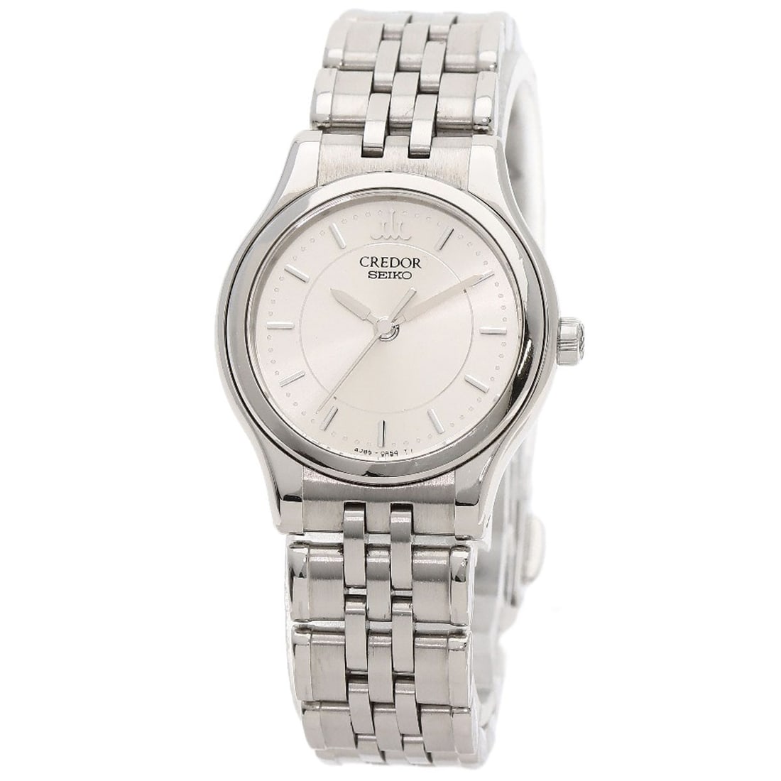 Seiko Credor Watches 4J85-0A20 Stainless Steel/ Stainless Steel: Seiko Credor Watches 4J85-0A20 Stainless Steel/ Stainless Steel Stainless steel case and bezel add a sleek touch to the Seiko Credor Watch, featuring an analog display and quartz movement. This water-