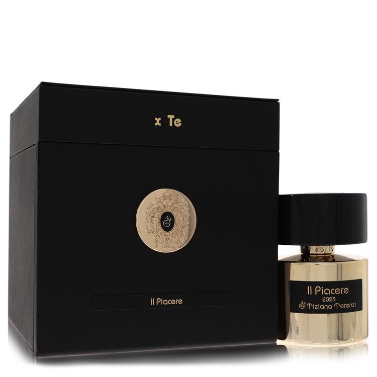 Tiziana Terenzi II Piacere by Tiziana Terenzi Extrait De Parfum Spray (Unisex) Anniversary: Tiziana Terenzi II Piacere by Tiziana Terenzi Extrait De Parfum Spray (Unisex) Anniversary Collection 3.4 oz Tiziana Terenzi II Piacere Extrait De Parfum Spray is part of the Anniversary Collection, a