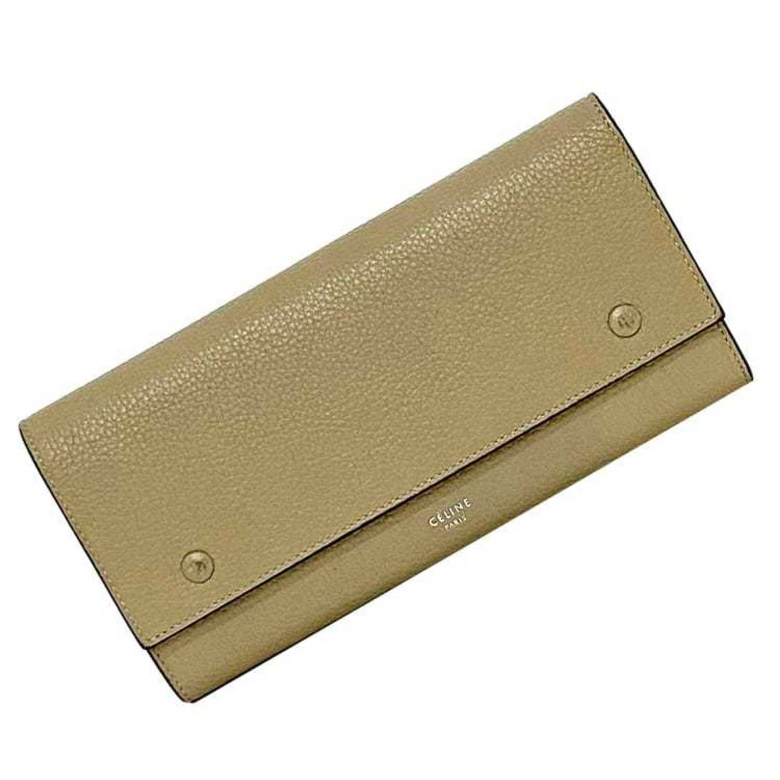 Long Wallet Celine Bi Fold Leather: Long Wallet Celine Bi Fold Leather Beige or Red Celine Long Wallet for Women - A Classic Leather Bi-Fold Design. This long wallet features a timeless bi-fold design made from high-quality leather, mea