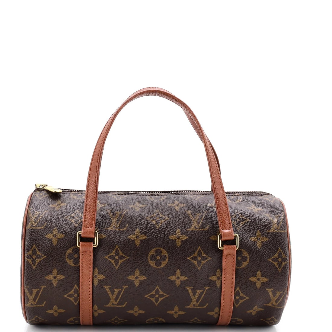 Canvas Monogram Louis Vuitton Papillon Handbag 26: Canvas Monogram Louis Vuitton Papillon Handbag 26 Canvas Monogram Louis Vuitton Papillon Handbag 26. This iconic handbag features the signature monogram canvas design, with heavy edge wear and scuffs 