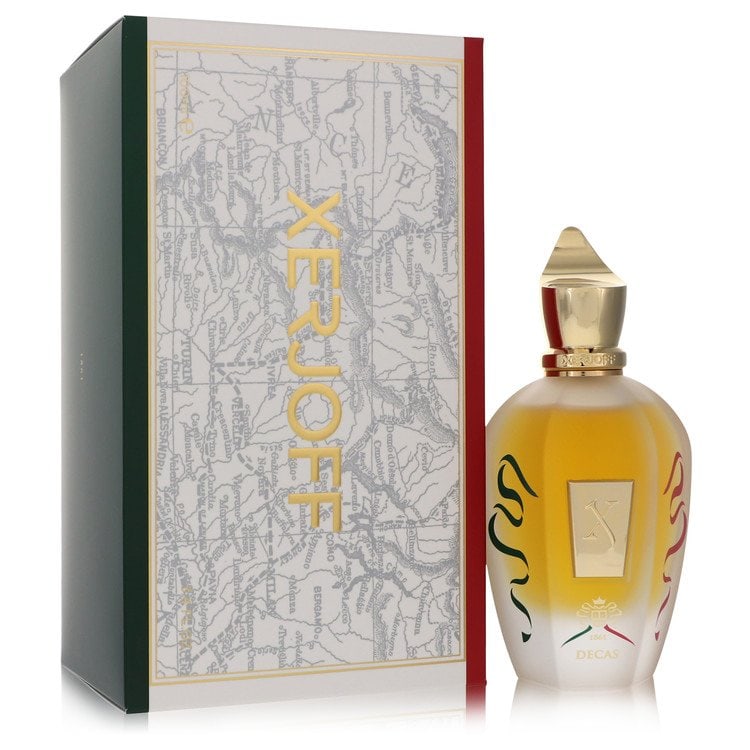 Xj 1861 Decas by Xerjoff Eau De Parfum Spray (Unisex) 3.4 oz: Xj 1861 Decas by Xerjoff Eau De Parfum Spray (Unisex) 3.4 oz The Xerjoff Eau De Parfum Spray, Xj 1861 Decas, offers an alluring blend of Calabrian mandarin, tobacco and tuberose. This luxurious fragra