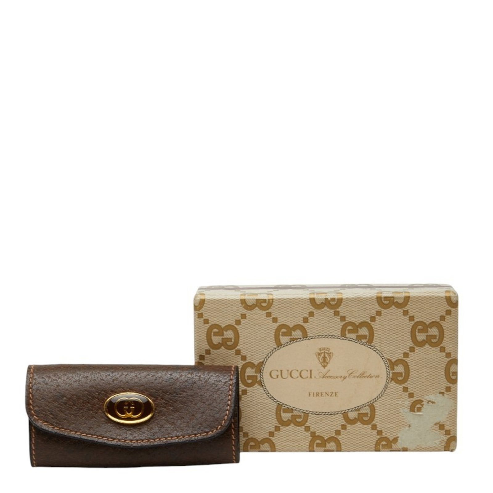 Keycase Leather Gucci - 9
