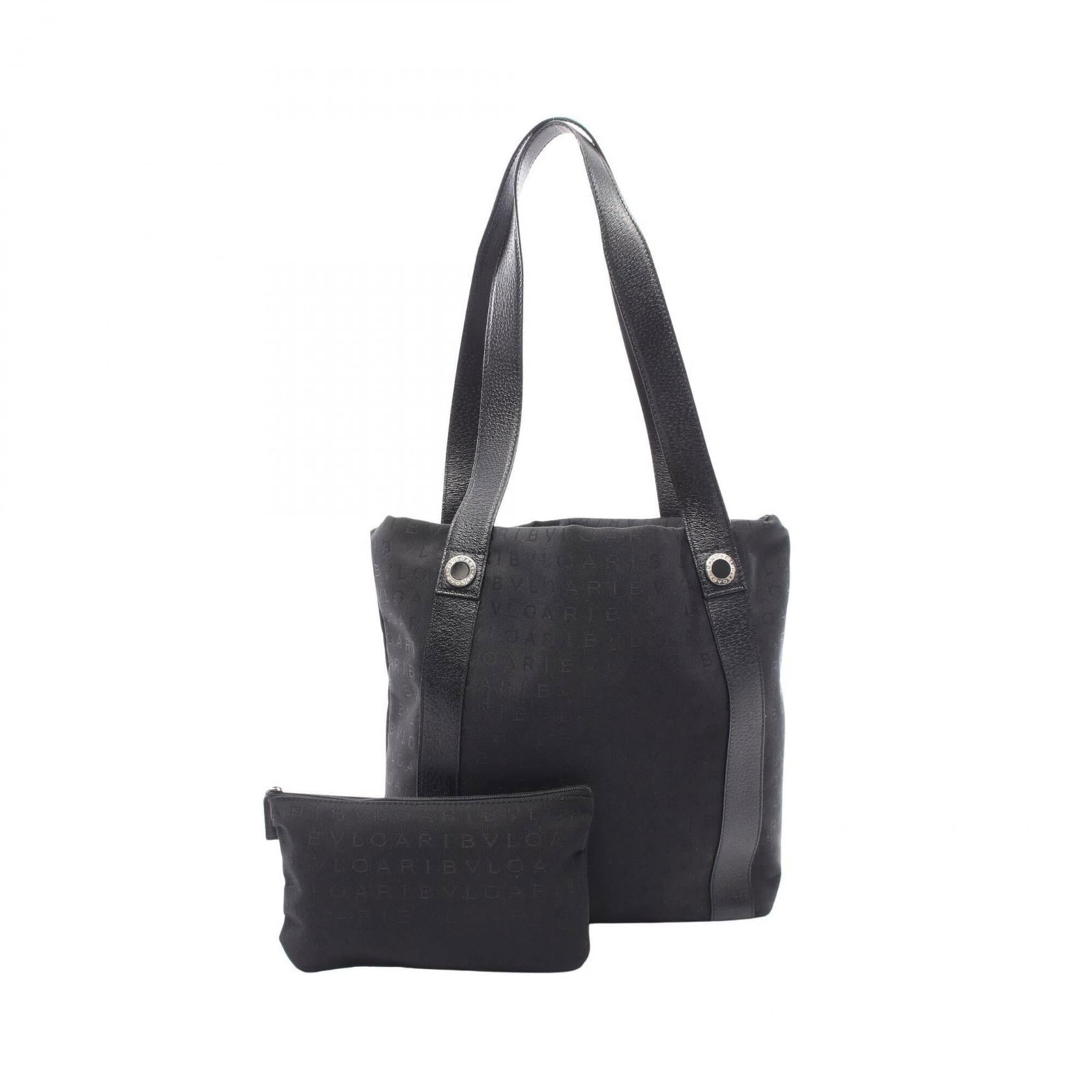 Canvas leather handbag tote bag: Canvas leather handbag tote bag Canvas leather handbag tote bag in black, featuring canvas and leather materials. Measuring 31cm x 27.5cm x 10cm, it bears a signature from the artist. A stylish and fu