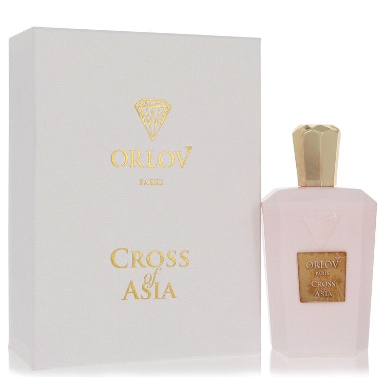 Cross of Asia by Orlov Paris Eau De Parfum Spray 2.5 oz: Cross of Asia by Orlov Paris Eau De Parfum Spray 2.5 oz Geranium and ylang-ylang flower notes blend together in the Cross of Asia perfume, evoking the beauty of China and India. This 2.5 oz eau de par