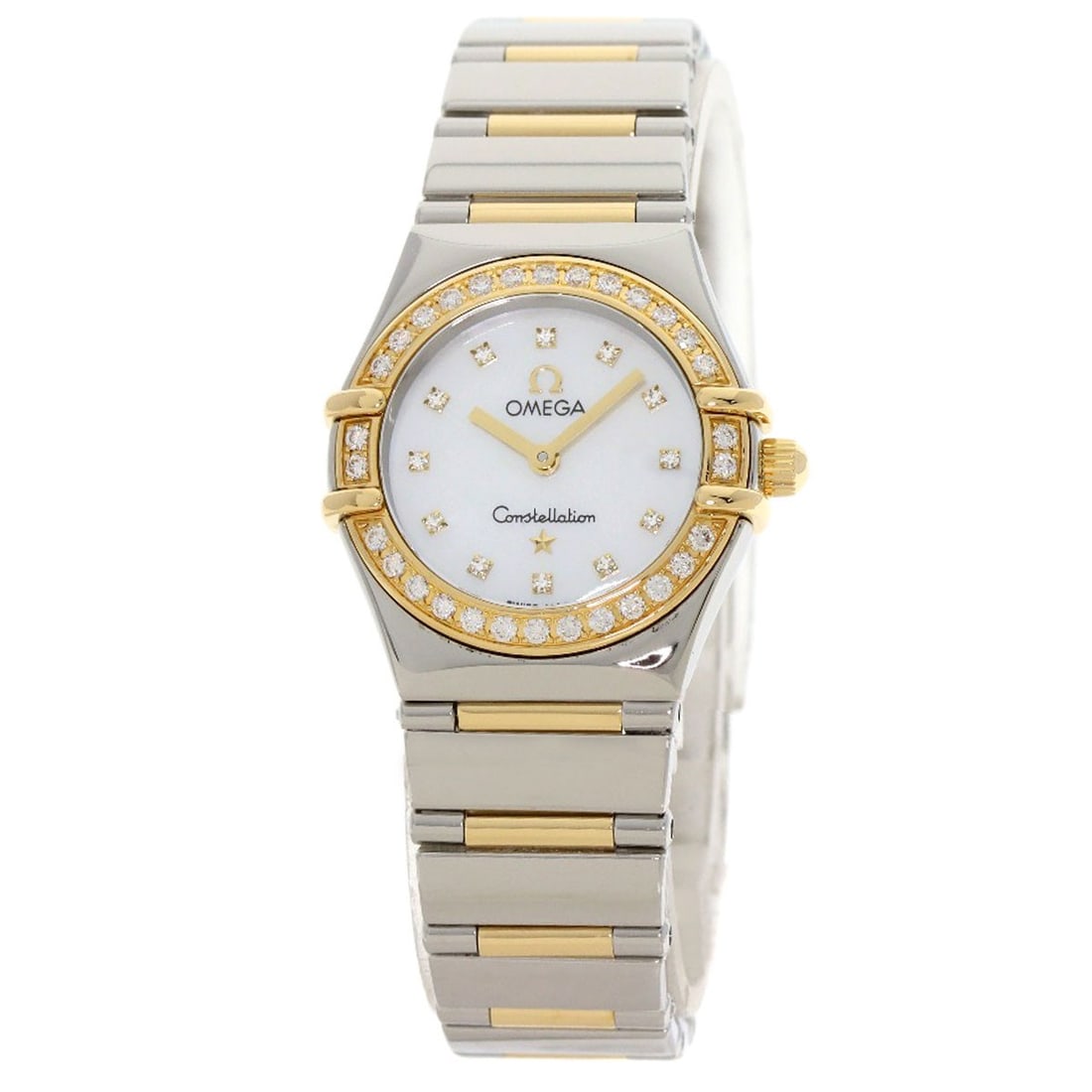 Constellation Diamond Watches 1376.75 Bezel Stainless Omega Mini: Constellation Diamond Watches 1376.75 Bezel Stainless Omega Mini Stainless steel Omega watches are known for their durability and style. This Constellation Diamond Watches 1376.75 Bezel Stainless Omeg