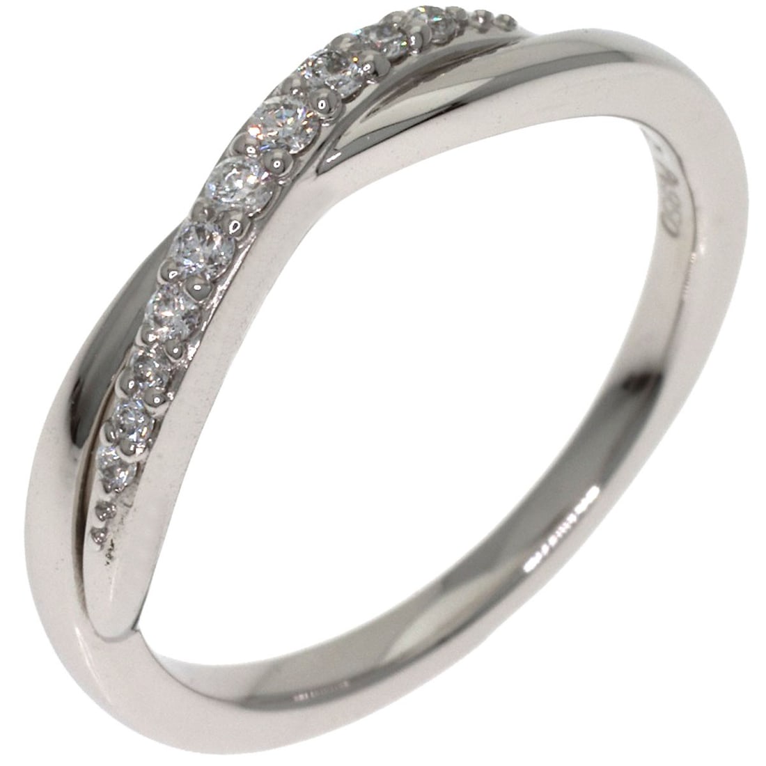 Pt950 Platinum Diamond Ring - 2