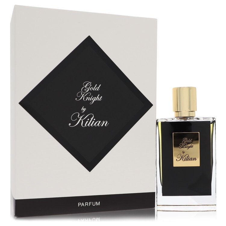 Gold Knight by Kilian Eau De Parfum Spray Refillable 1.7 oz: Gold Knight by Kilian Eau De Parfum Spray Refillable 1.7 oz Gold Knight by Kilian Eau De Parfum Spray, available in a refillable 1.7 oz size, offers a rich and complex scent experience for men. This e