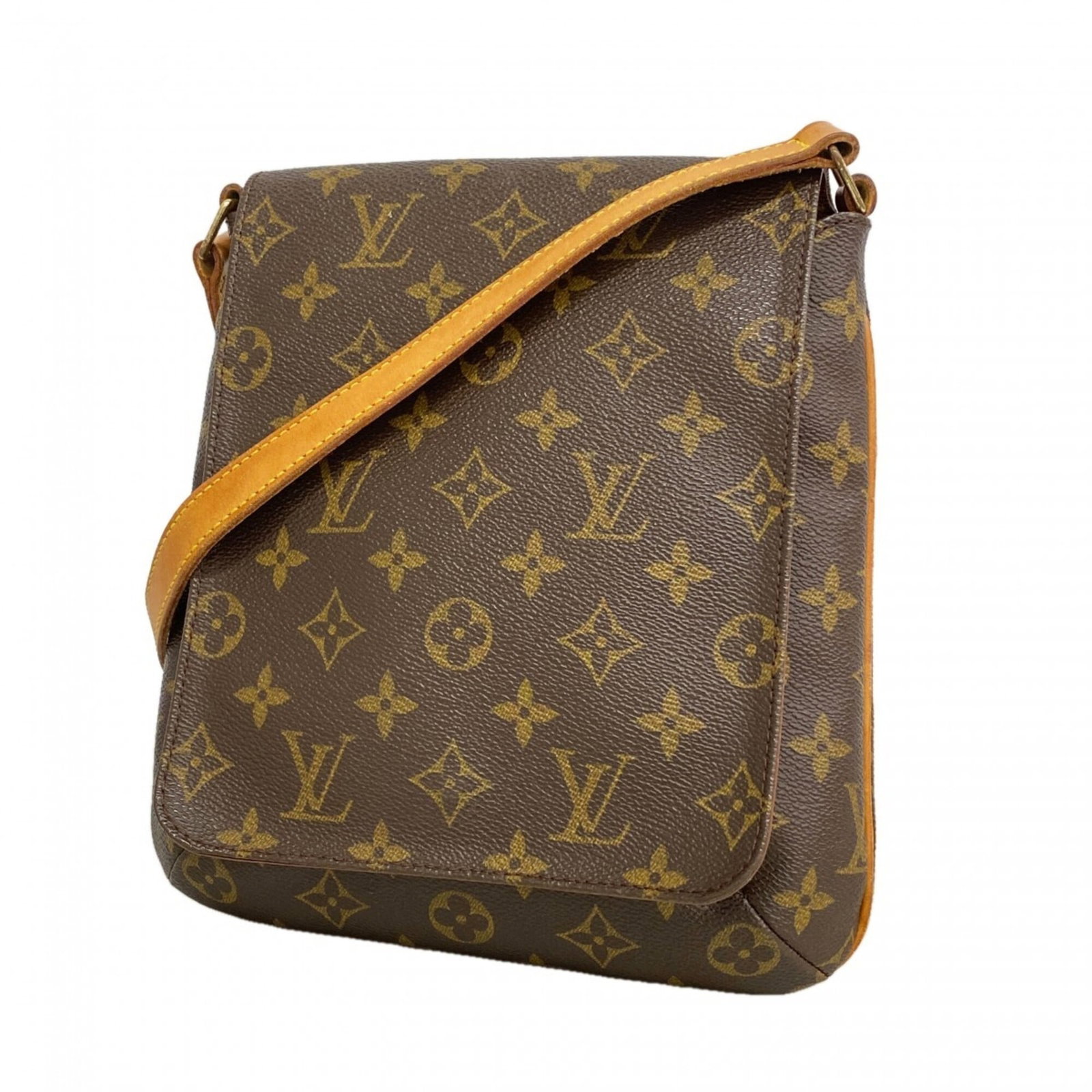 Shoulder Bag By Louis Vuitton: Shoulder Bag By Louis Vuitton Brown Louis Vuitton shoulder bag with classic design, measuring 25cm x 22cm x 3cm. Made from high-quality materials, this stylish accessory features a timeless look that 