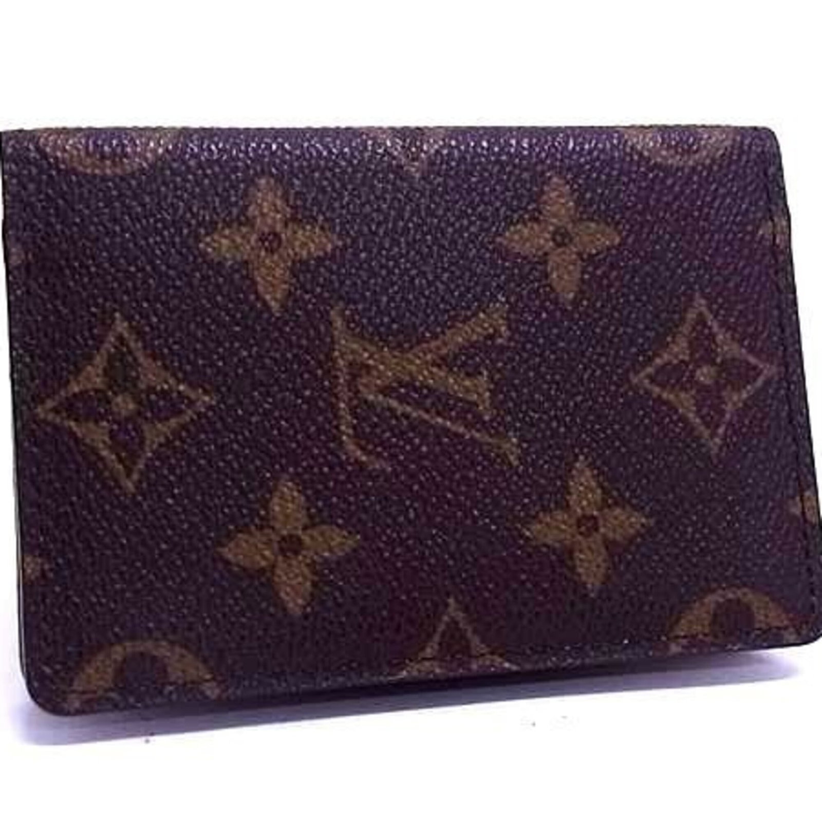 PVC LEATHER BUSINESS CARD CASE LOUIS VUITTON: PVC LEATHER BUSINESS CARD CASE LOUIS VUITTON Item Specifics: Brand: Louis Vuitton Line: Monogram Country of Origin: France Type: Business card case Gender: Men,Women,Unisex Color: Brown Material: PVC 