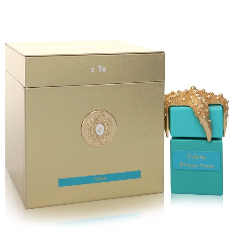 Cubia by Tiziana Terenzi Extrait De Parfum Spray (Unisex) 3.38 oz: Cubia by Tiziana Terenzi Extrait De Parfum Spray (Unisex) 3.38 oz Cubia by Tiziana Terenzi Extrait De Parfum Spray is an enigmatic fragrance full of contrasts, light and dark, masculine and feminine. 