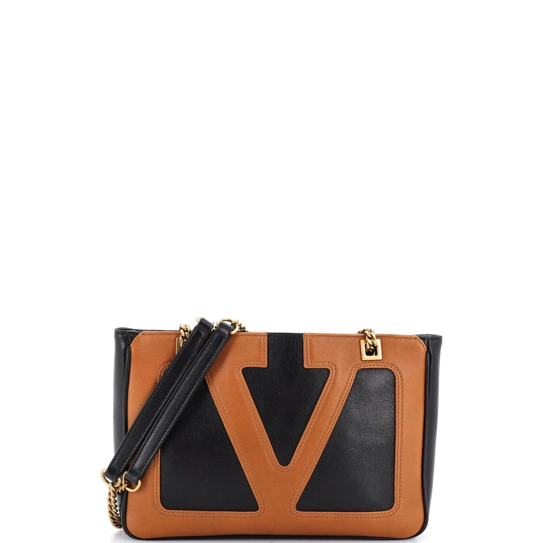 Viva Superstar Leather Small Tote Chain Garavani Valentino (1 of 7)
