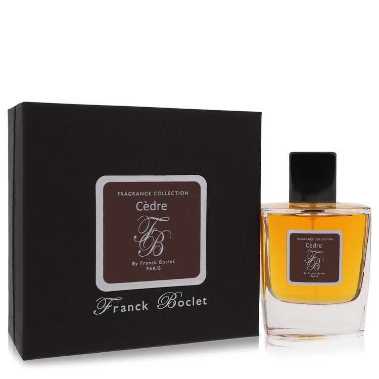 Franck Boclet Cedre by Franck Boclet Eau De Parfum Spray 3.4 oz: Franck Boclet Cedre by Franck Boclet Eau De Parfum Spray 3.4 oz Cedre by Franck Boclet Eau De Parfum Spray offers a unique blend of spices, woody notes, and sweet undertones. Released in 2015, this fr