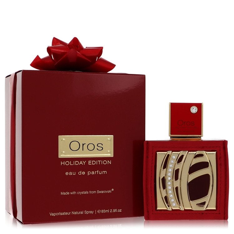 Armaf Oros Holiday by Armaf Eau De Parfum Spray 2.9 oz: Armaf Oros Holiday by Armaf Eau De Parfum Spray 2.9 oz Armaf Oros Holiday by Armaf Eau De Parfum Spray offers an elegant Oriental floral scent with top notes of grapefruit, raspberry, and bergamot. Th