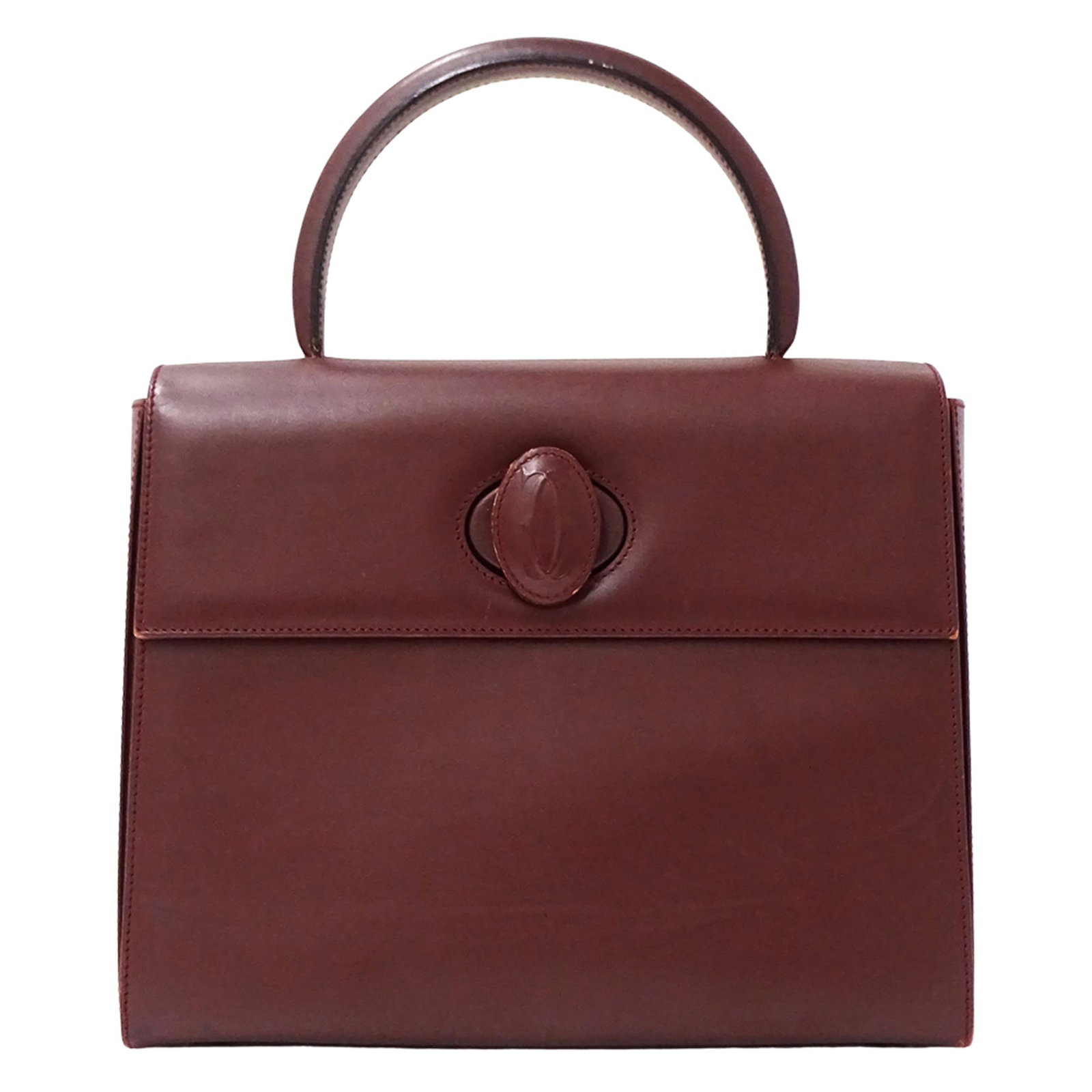 Handbag Leather Cartier (1 of 13)