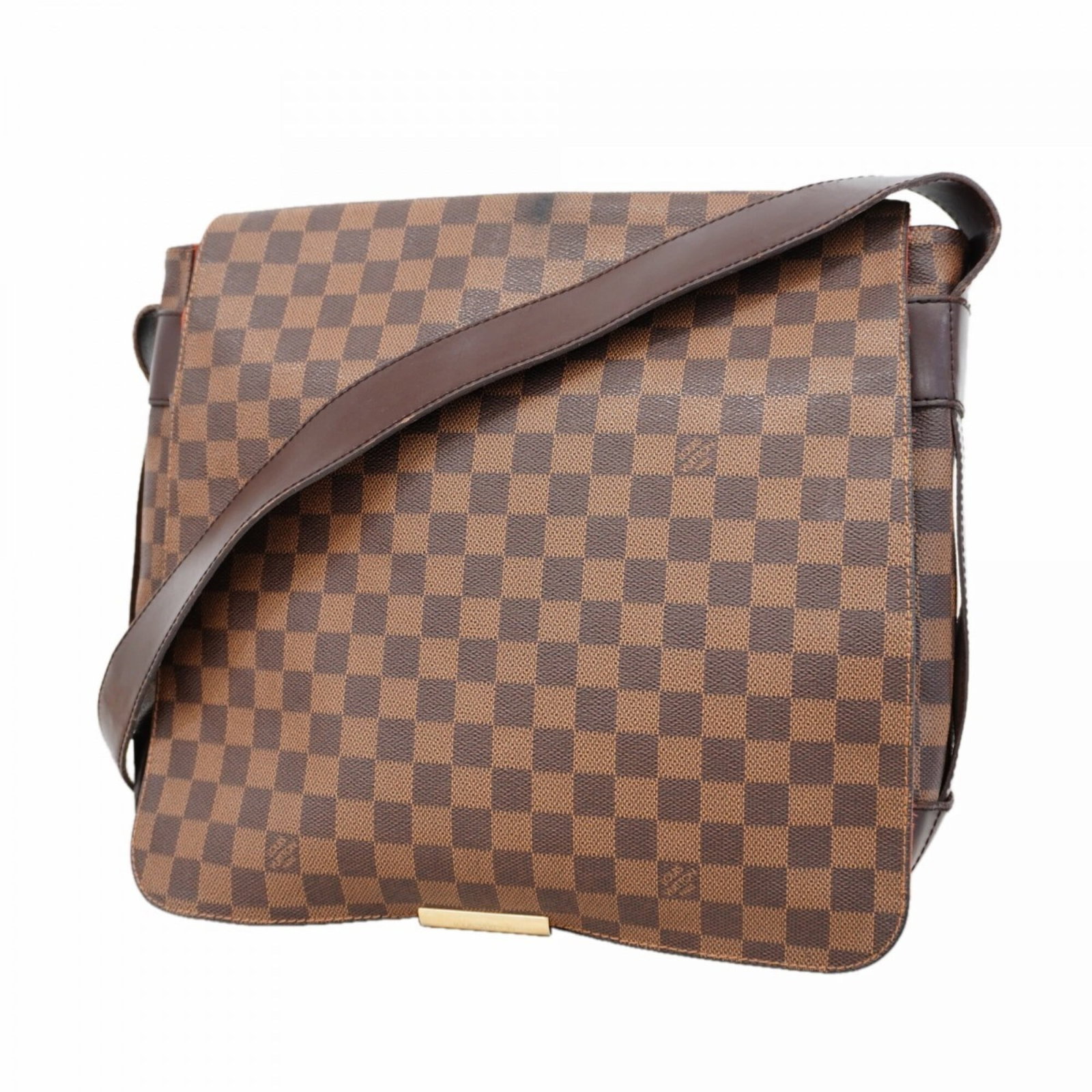Shoulder Bag By Louis Vuitton: Shoulder Bag By Louis Vuitton Ebene-colored shoulder bag by Louis Vuitton, featuring a classic design with dimensions of 32cm x 38cm x 10cm. This stylish bag boasts a timeless look and feel, making it