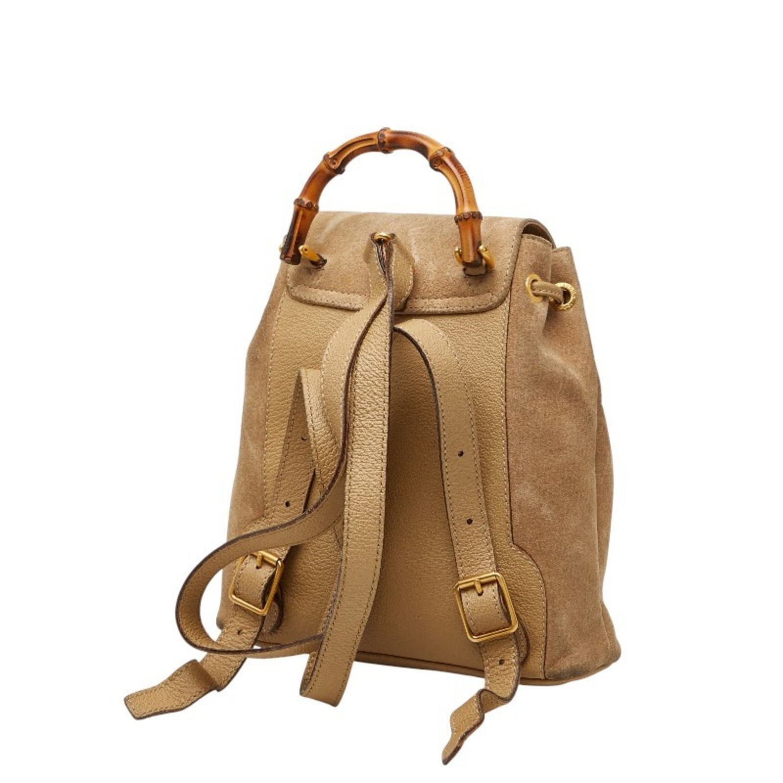 Gucci suede leather backpack - 2