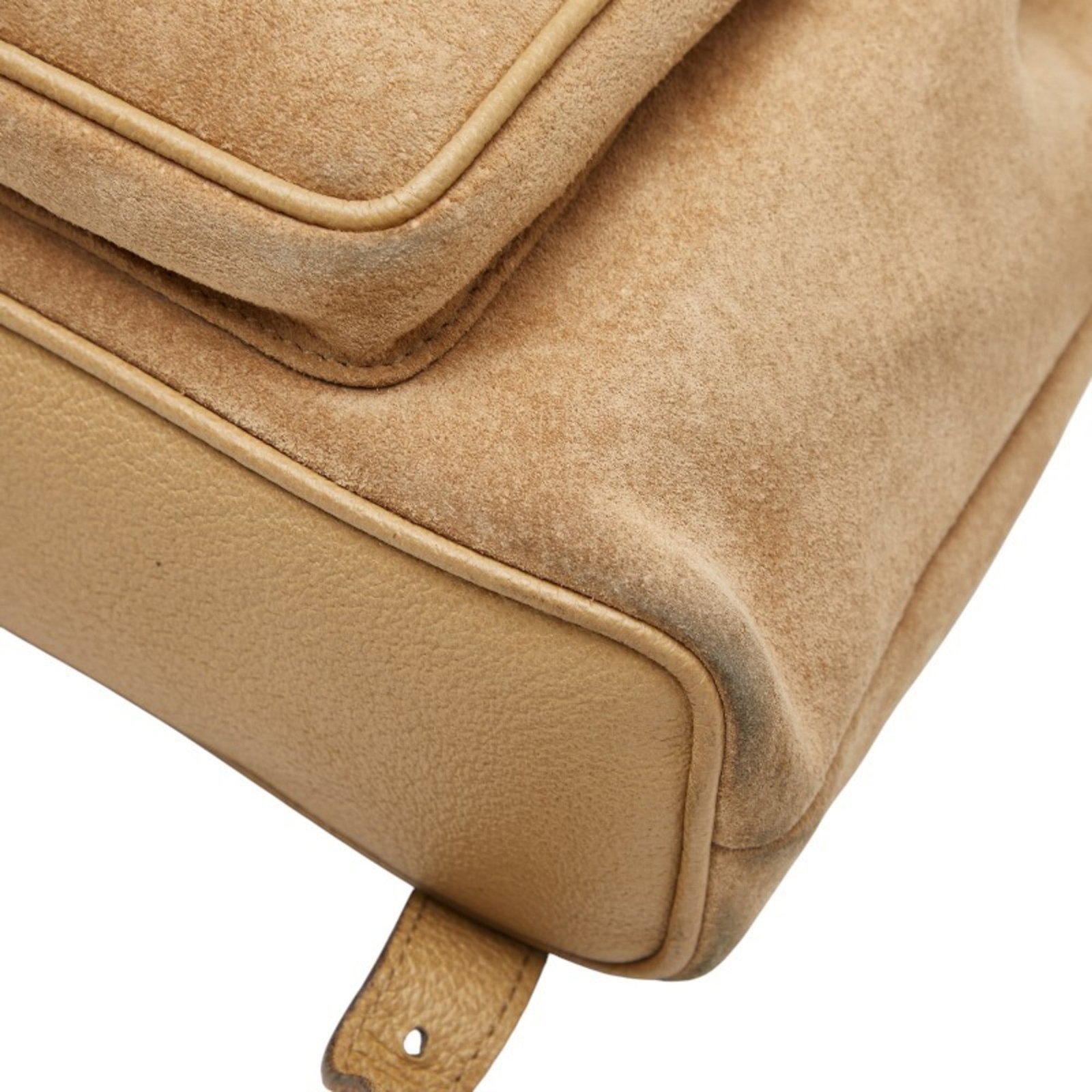 Gucci suede leather backpack - 4