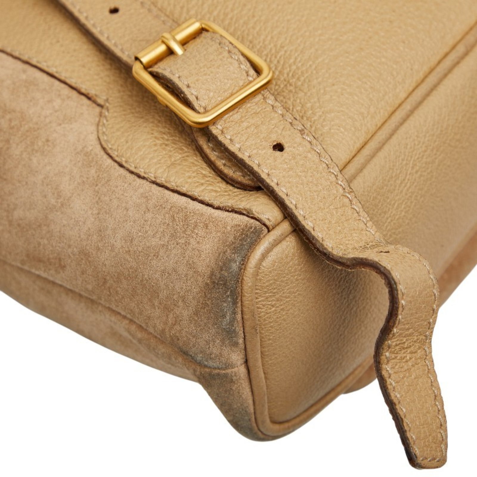 Gucci suede leather backpack - 7