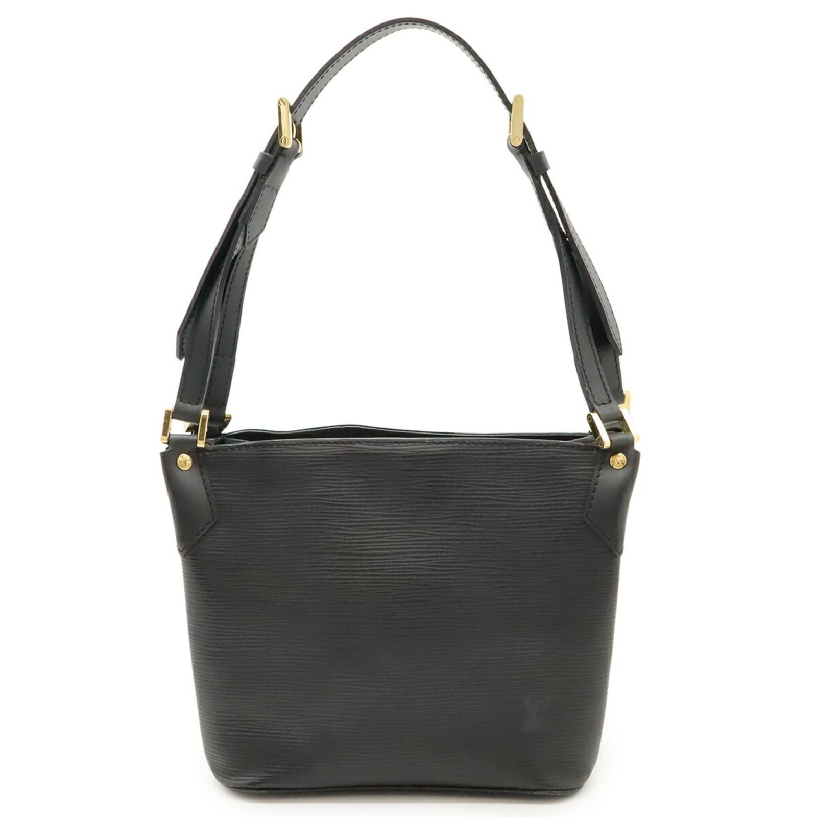 Louis Vuitton Shoulder Bag Epi Leather: Louis Vuitton Shoulder Bag Epi Leather Black Epi Leather Shoulder Bag from Louis Vuitton, measuring 18cm x 24cm x 12cm, made with high-quality Epi leather and featuring a sturdy strap length of 60cm. 