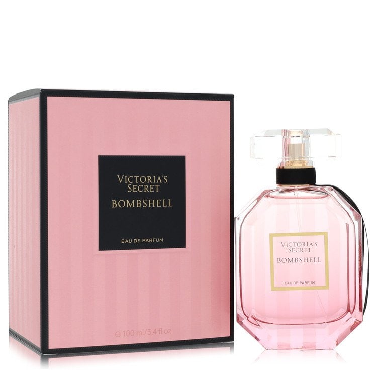 Bombshell by Victoria's Secret Eau De Parfum Spray 3.4 oz: Bombshell by Victoria's Secret Eau De Parfum Spray 3.4 oz Bombshell by Victoria's Secret Eau De Parfum Spray is a citrus wave fragrance featuring grapefruit and black currant notes, blended with sweet