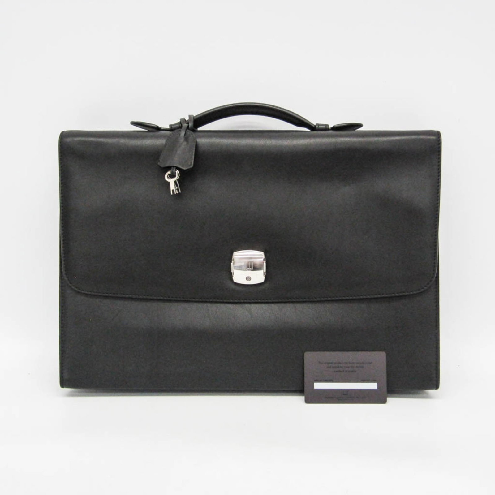 Leather Briefcase Case Document Dunhill - 2