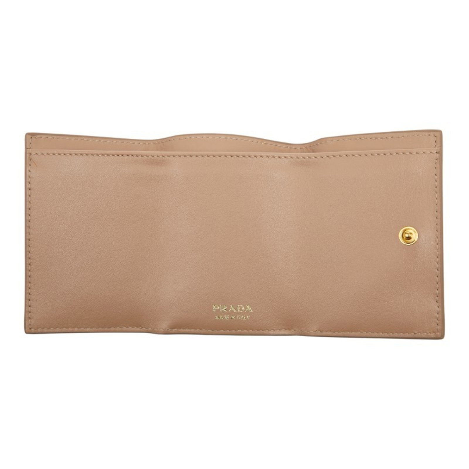 Wallet leather tri-fold Prada - 6