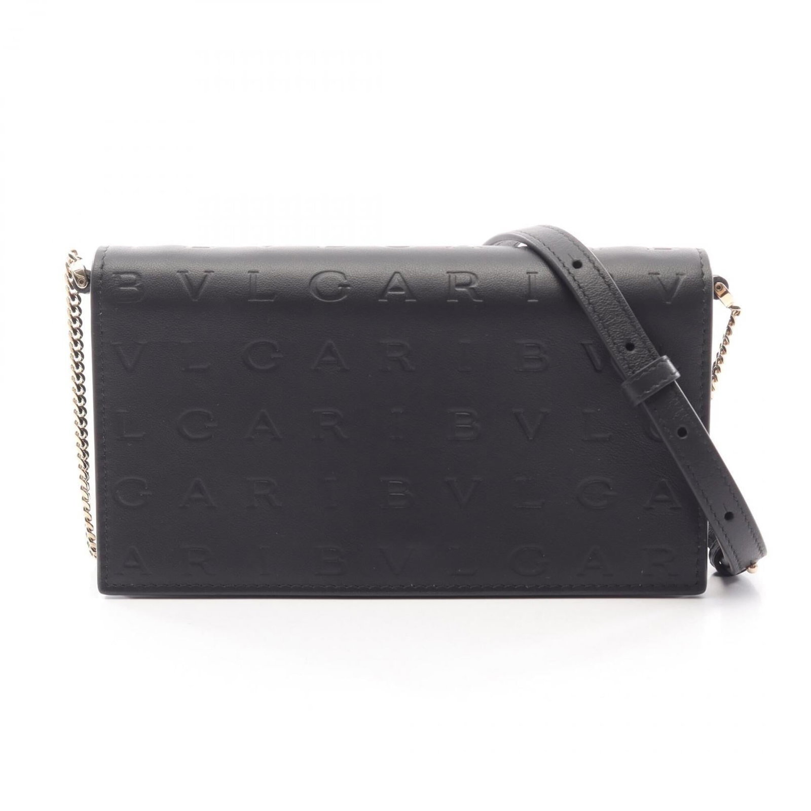 Handbag Leather Bag Shoulder Bvlgari: Handbag Leather Bag Shoulder Bvlgari Bvlgari leather shoulder bag with classic design, available in black color and measuring 11cm x 19cm x 3.5cm. This stylish handbag features high-quality leather ma