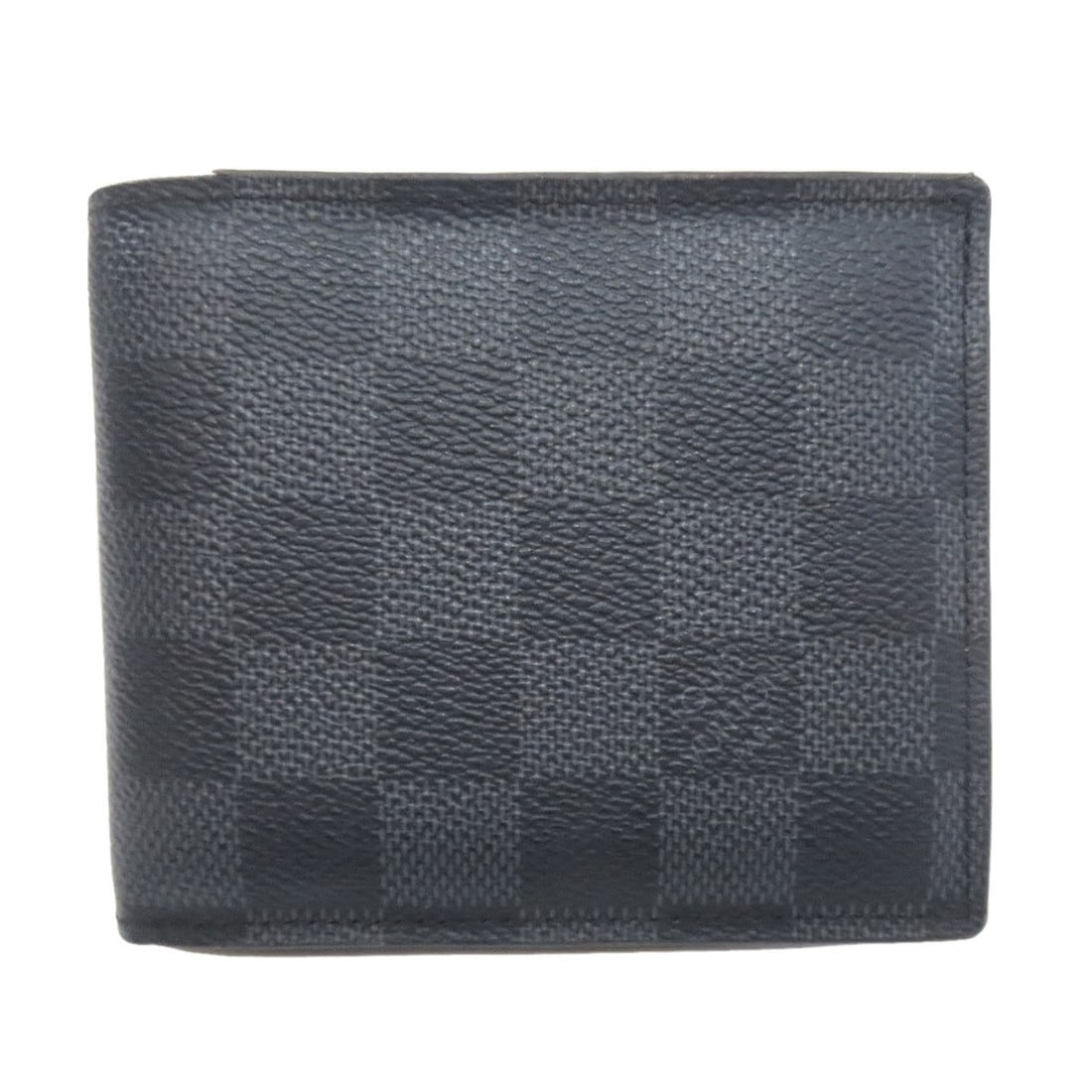 Vuitton Wallet Louis Bifold With Coin Amerigo Portefeiulle Nm N60053: Vuitton Wallet Louis Bifold With Coin Amerigo Portefeiulle Nm N60053 Gray Damier canvas bifold wallet with coin pocket, a classic design from LOUIS VUITTON. The wallet features a signature and is made