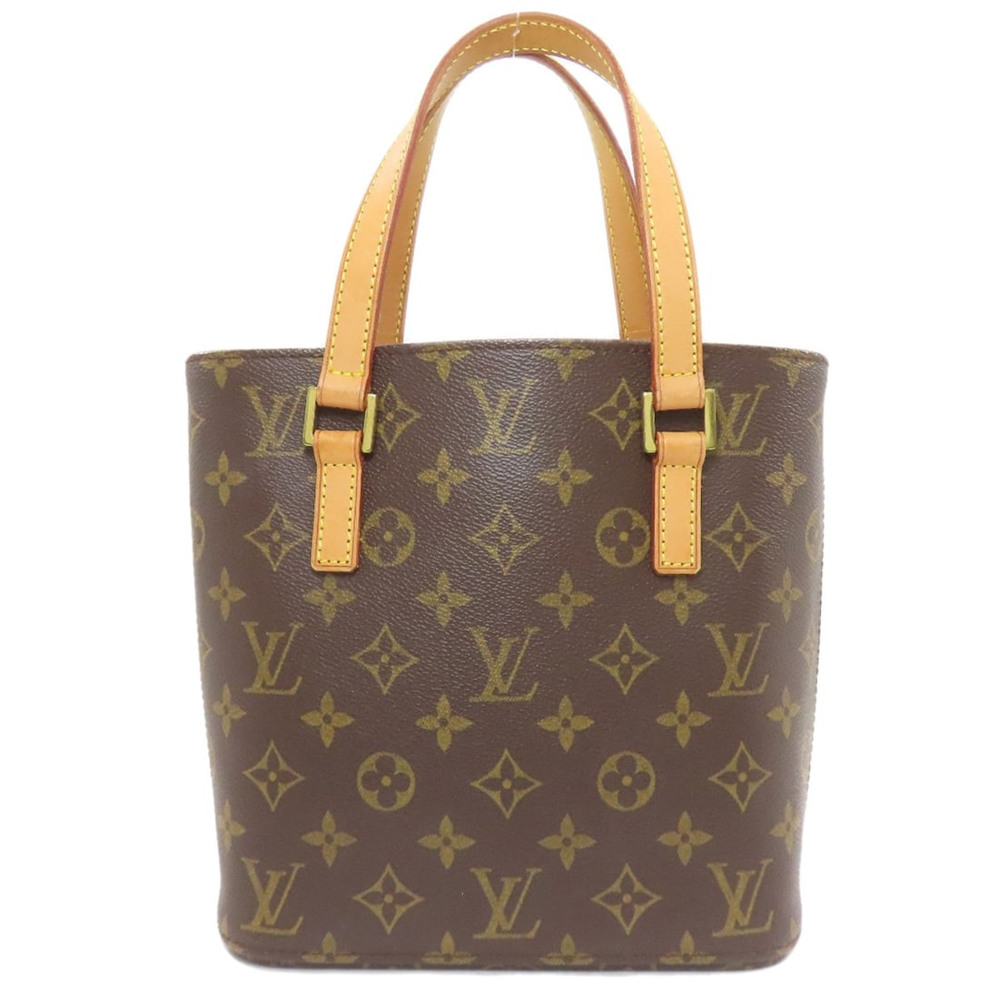 M51172 Canvas Monogram Vuitton Louis Vavan Pm Handbag: M51172 Canvas Monogram Vuitton Louis Vavan Pm Handbag Brown Monogram Canvas LOUIS VUITTON Handbag with Brown Exterior Material. This canvas monogram Vuitton handbag features the iconic brand's signatu