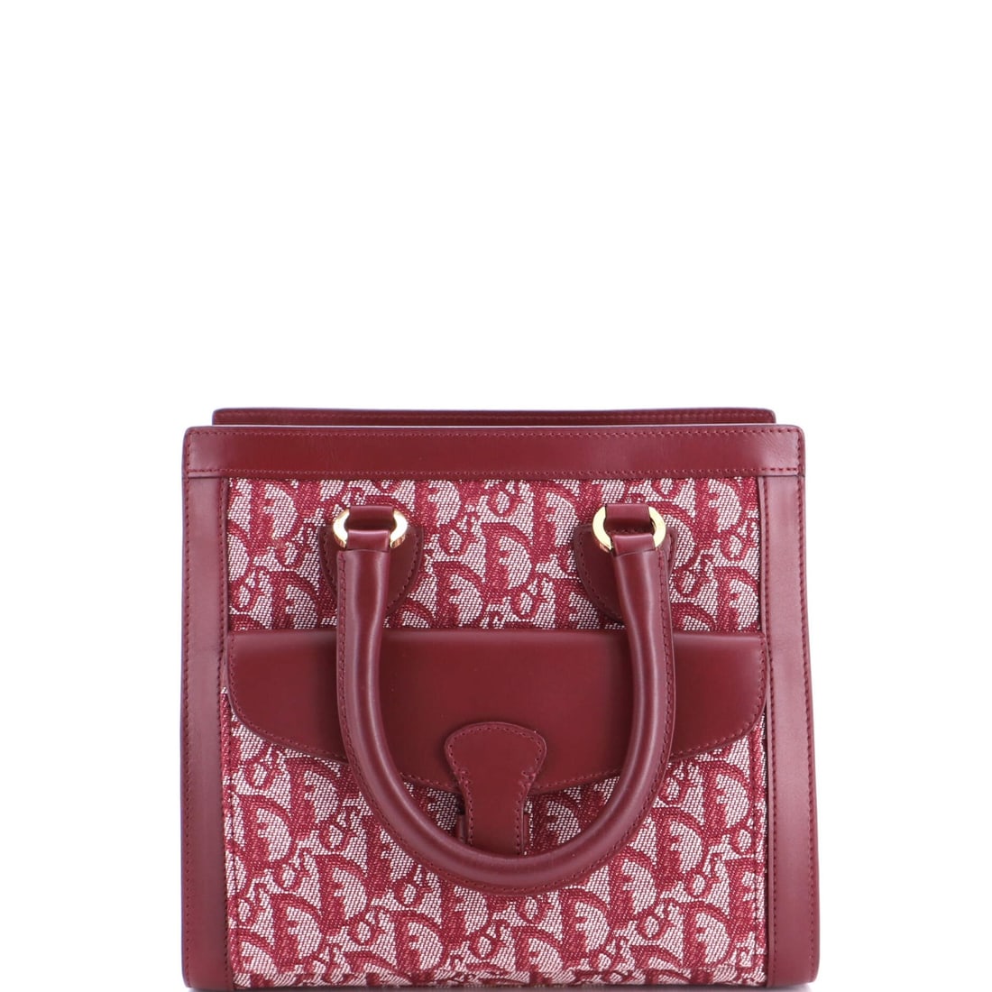 Vintage Christian Dior Trotter Diorissimo Small Pocket Canvas Tote: Vintage Christian Dior Trotter Diorissimo Small Pocket Canvas Tote Small but stylish, this vintage Christian Dior Trotter Diorissimo Pocket Tote boasts a rich burgundy canvas exterior with gold hardwa