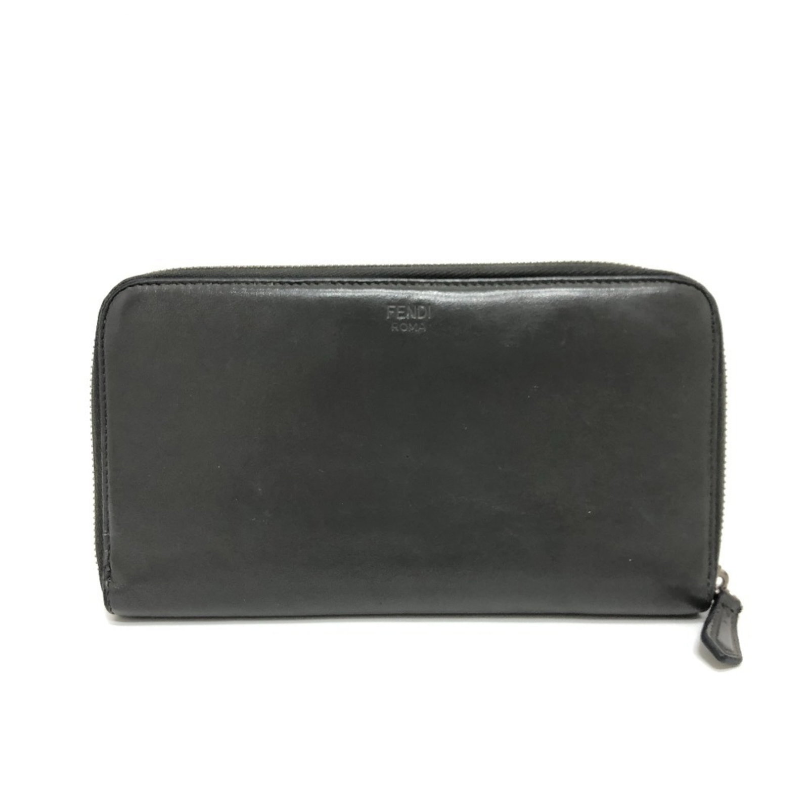 Fendi Leather Bi Fold Wallet: Fendi Leather Bi Fold Wallet Gray Fendi Leather Bi Fold Wallet. Made from high-quality leather, this bi-fold wallet features a classic design with clean lines and a timeless look. With its compact siz