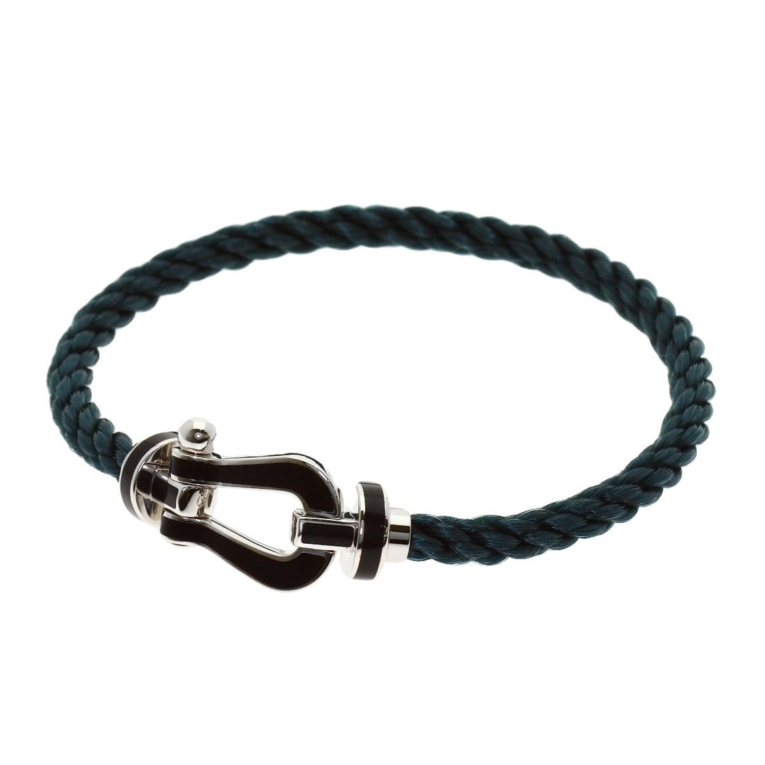 Force 10 Lm K18 White Gold Bracelet: Force 10 Lm K18 White Gold Bracelet K18 White Gold Bracelet with sleek, silver metal exterior and purity of 18k. This stylish bracelet features the high-quality K18 material, known for its