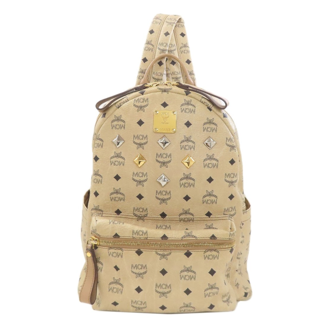 Pattern Studs Backpack Pvc Daypack McM All Over (1 of 20)