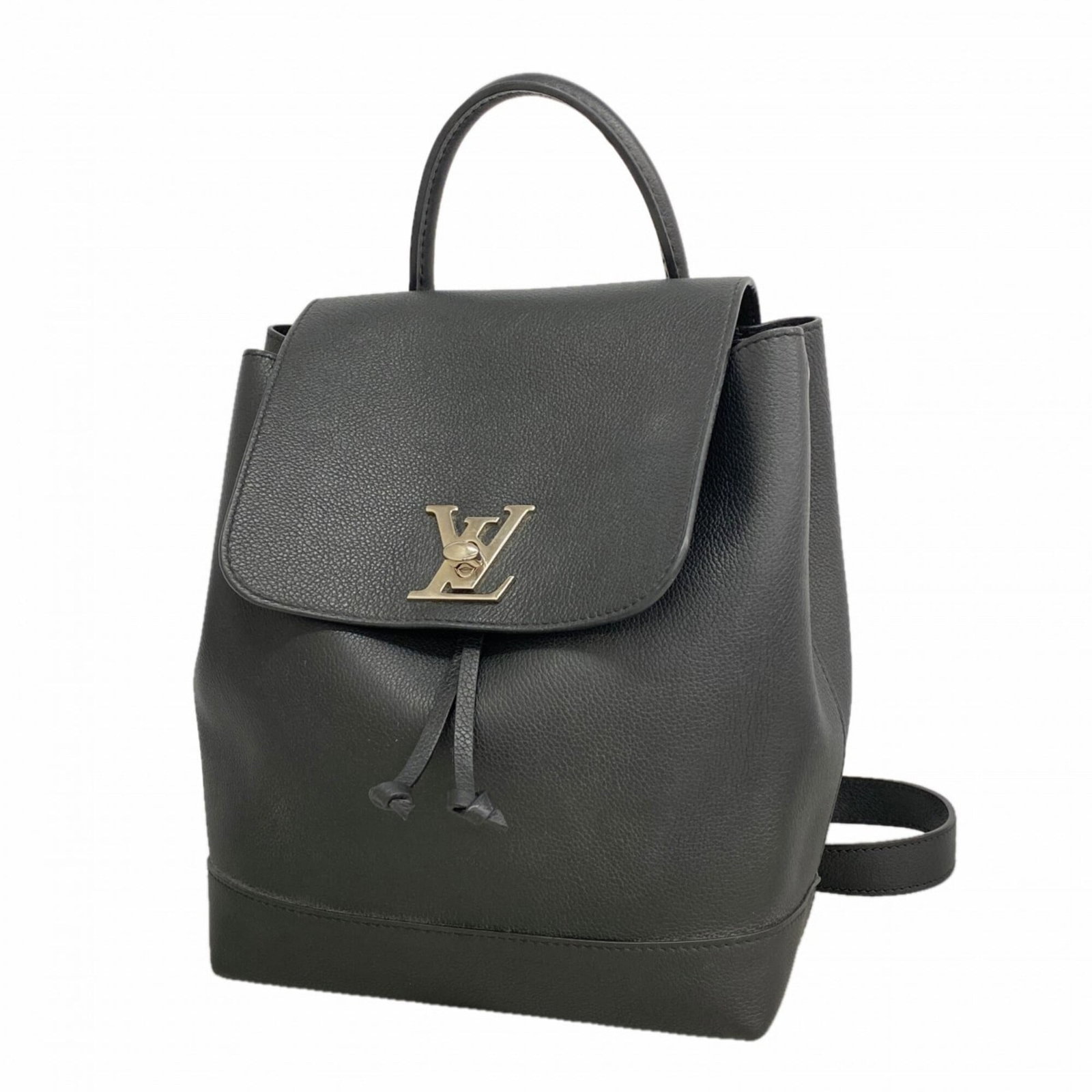 Louis Vuitton Backpack: Louis Vuitton Backpack The Louis Vuitton Backpack boasts sleek, timeless design with its classic monogram pattern and sophisticated Noir color. Measuring 27cm x 22cm x 12cm, it offers a spacious