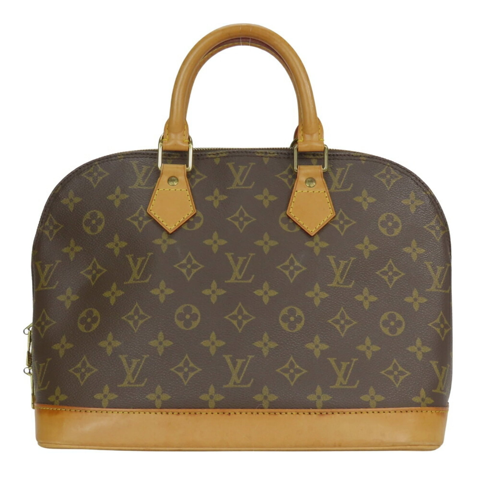 Vuitton Handbag Monogram Louis: Vuitton Handbag Monogram Louis Monogrammed with the iconic Louis Vuitton design, this brown handbag boasts a timeless classic style. Made from high-quality materials, its distinctive monogram pattern 