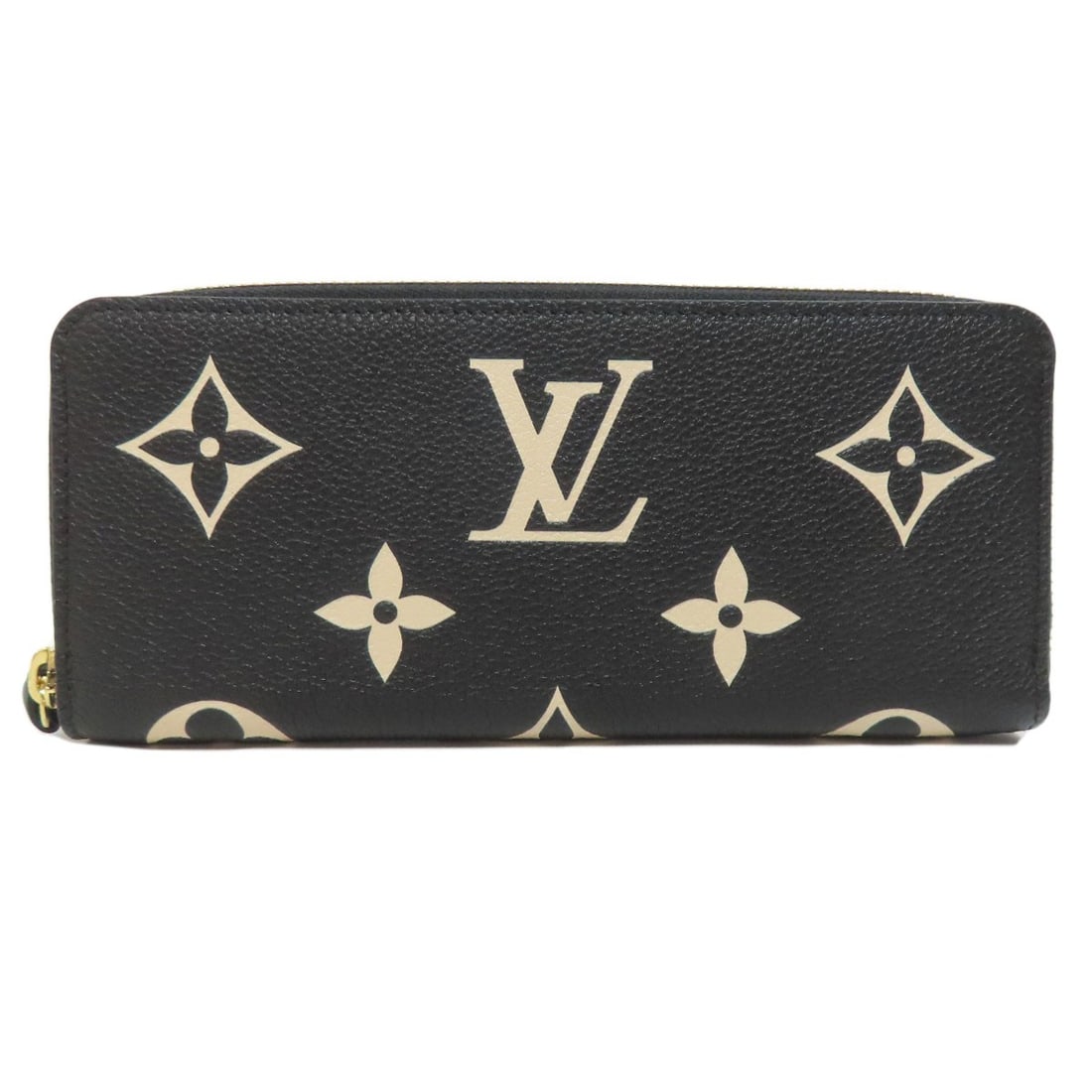 Louis Vuitton M82338 Portefeiulle Clemence Long Wallet (With Coin Pocket): Louis Vuitton M82338 Portefeiulle Clemence Long Wallet (With Coin Pocket) Black Empreinte Long Wallet with Coin Pocket from LOUIS VUITTON, featuring the iconic design and signature craftsmanship. This