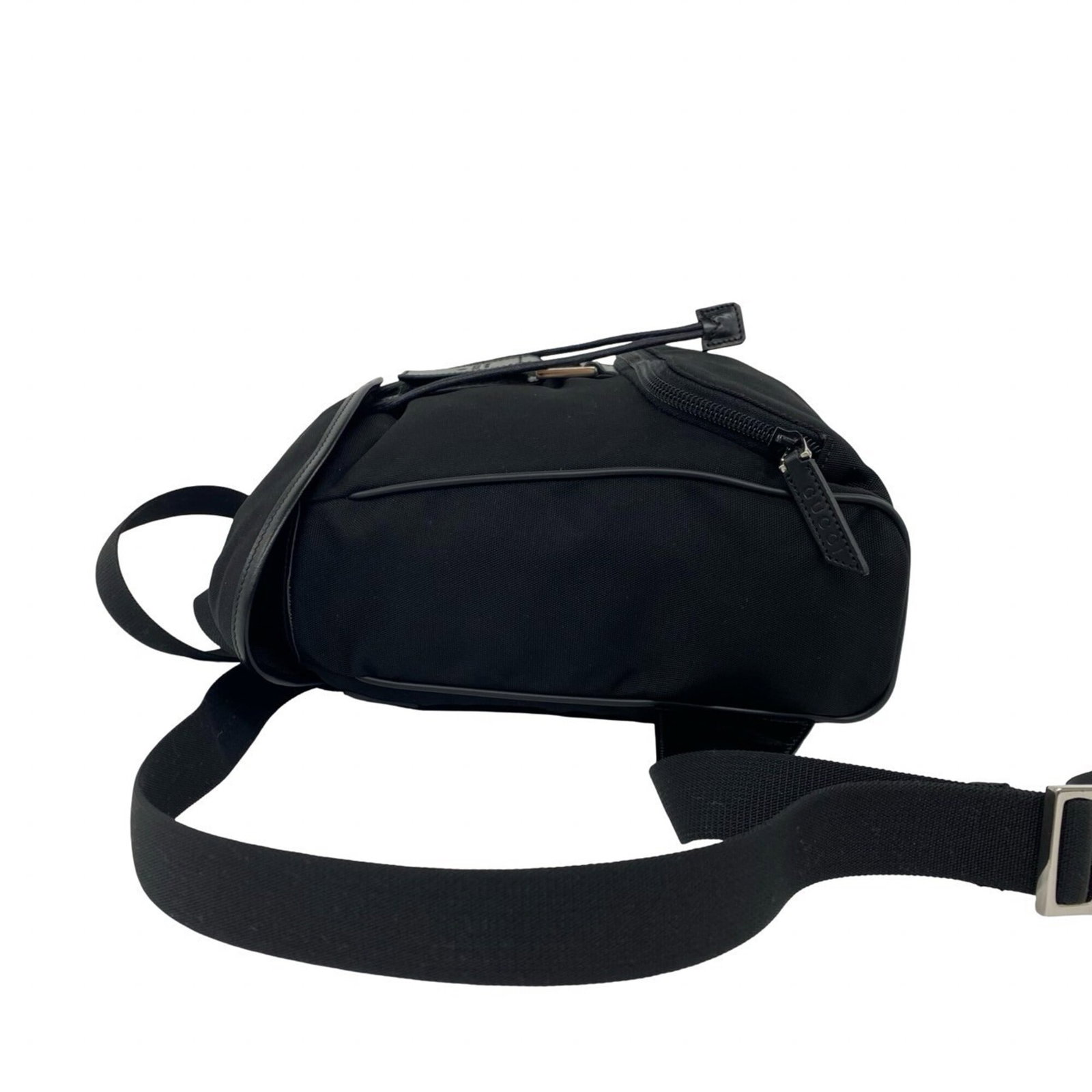 Nylon Leather Backpack Gucci - 5