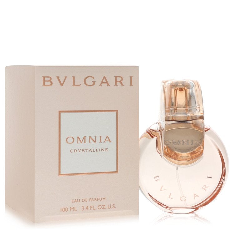Omnia Crystalline by Bvlgari Eau De Parfum Spray 3.4 oz: Omnia Crystalline by Bvlgari Eau De Parfum Spray 3.4 oz Omnia Crystalline by Bvlgari Eau De Parfum Spray 3.4 oz - A sophisticated blend of bamboo and balsa wood, Nashi fruit, and lotus blossoms create