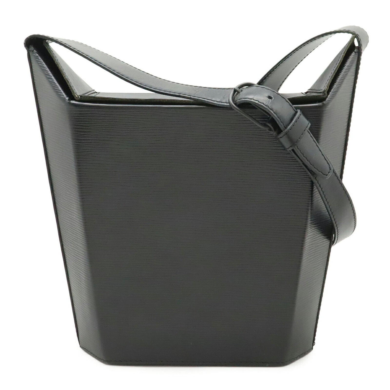 Louis Vuitton Shoulder Bag Epi Leather: Louis Vuitton Shoulder Bag Epi Leather Black Epi leather shoulder bag with 98cm adjustable strap, featuring iconic Louis Vuitton design. Made from high-quality Epi leather, this stylish bag measures