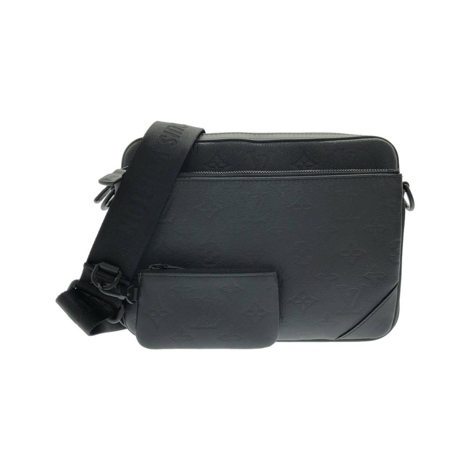 Shoulder Bag Leather Pouch Louis Vuitton (1 of 8)