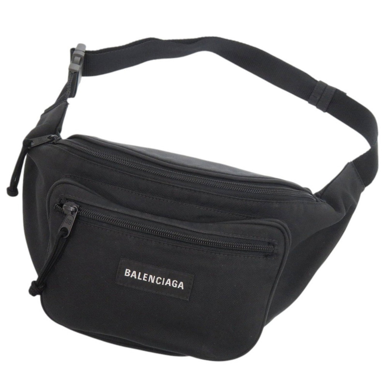Sling bag nylon by Balenciaga: Sling bag nylon by Balenciaga Black nylon sling bag from Balenciaga, measuring 16.5cm x 25cm x 8cm. Made with high-quality nylon material and featuring a sleek design, this bag is a stylish accessory 