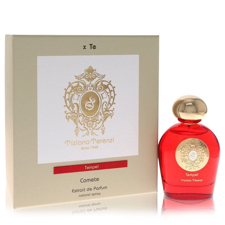 Tiziana Terenzi Tempel by Tiziana Terenzi Extrait De Parfum Spray (Unisex) 3.38 oz: Tiziana Terenzi Tempel by Tiziana Terenzi Extrait De Parfum Spray (Unisex) 3.38 oz Tempel by Tiziana Terenzi Extrait De Parfum Spray is a floral scent with an animalistic personality, part of the Come