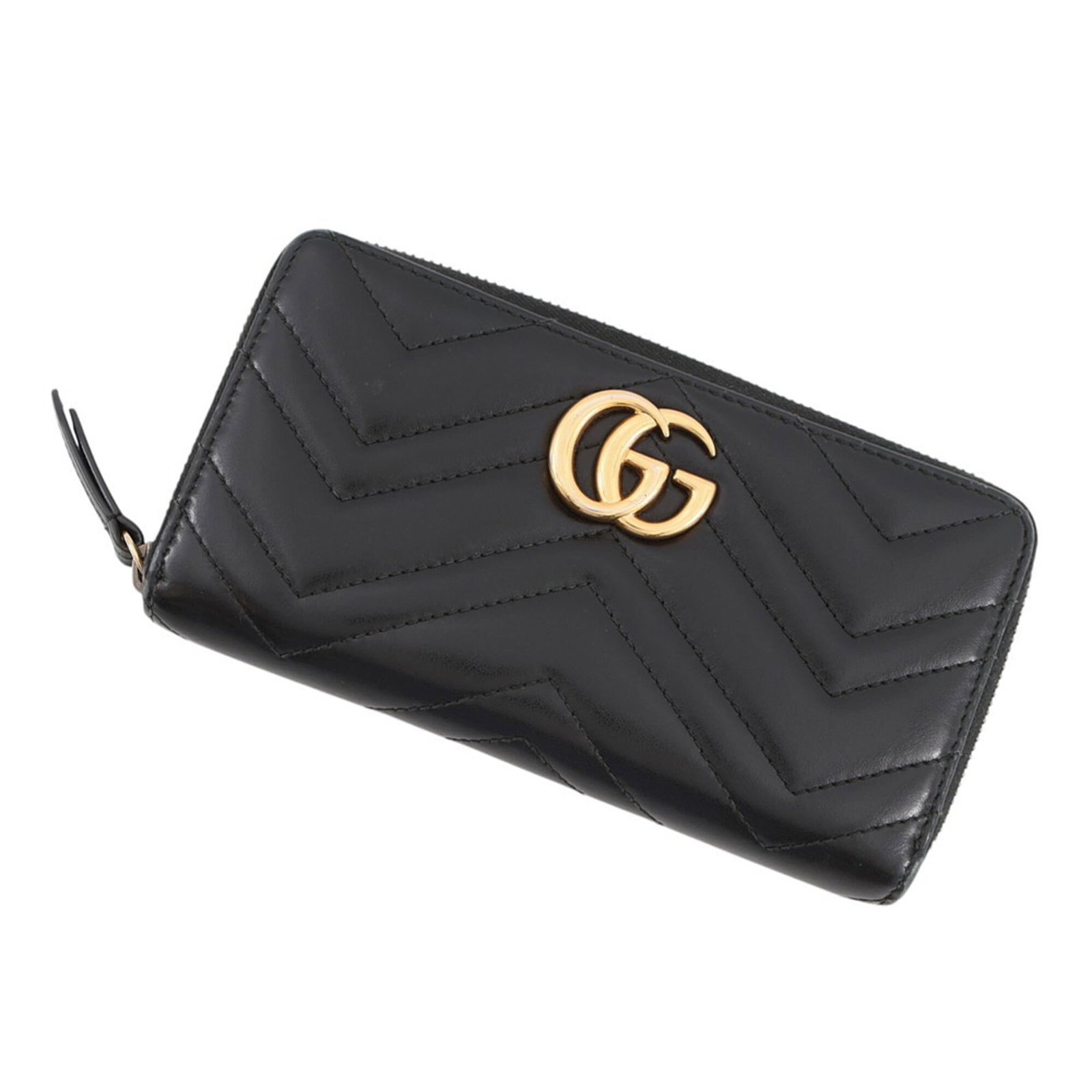 Leather Bi Fold Wallet Gucci: Leather Bi Fold Wallet Gucci Black Leather Bi Fold Wallet from Gucci, measuring 10cm x 19cm. Made from high-quality leather, this bi-fold wallet features a classic design that exudes timeless elegance